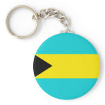 Bahamas Flag Key Chain