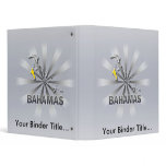 Bahamas Flag Map 2.0 3 Ring Binders