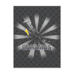 Bahamas Flag Map 2.0 Post Cards