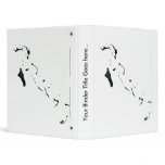 Bahamas Flag Map full size Binder