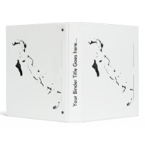Bahamas Flag Map full size Binder
