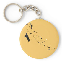 Bahamas flag map keychain