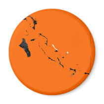 Bahamas flag map magnet