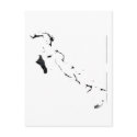 Bahamas flag map postcards by FlagStore Bahamas flag map postcards