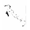 Bahamas flag map t-shirts