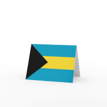 Bahamas Flag Notecard
