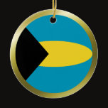 Bahamas Flag Ornament