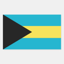 Bahamas Flag Sticker