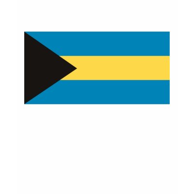 Bahamas Flag T-shirt by FlagTshirts