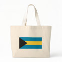 Bahamas Flag Tote Bag by FlagTshirts Bahamas Flag Tote Bag