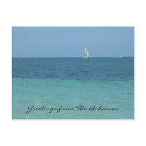 bahamas greetings post card