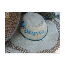 bahamas hat postcards