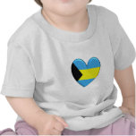 Bahamas Heart Flag Tees