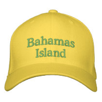 Bahamas Island Hat embroidered hats by Rep_Ya_Hood Bahamas Island Hat embroidered hats