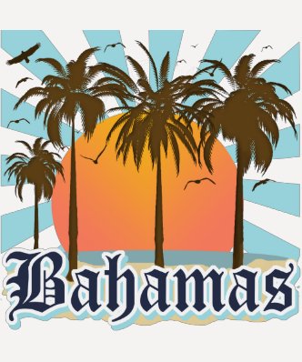 Bahamas Islands Beaches T Shirts