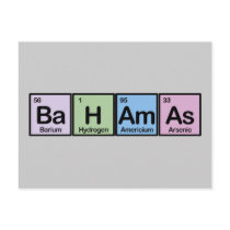 Bahamas made of Elements Post Card