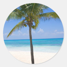 Bahamas Palm Tree Sticker