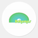 Bahamas Round Stickers