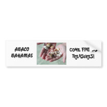 BAHAMAS SEASHELLS BUMPER STICKER