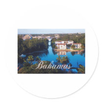 Bahamas Round Sticker