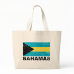 Bahamas Vintage Flag Tote Bag