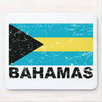 Bahamas Vintage Flag Mousepads