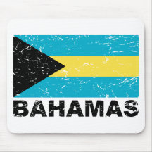 Bahamas Vintage Flag Mousepads