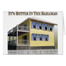 Bahamian Architecture Card