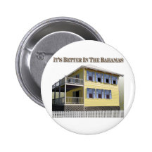 Bahamian Architecture Pinback Button