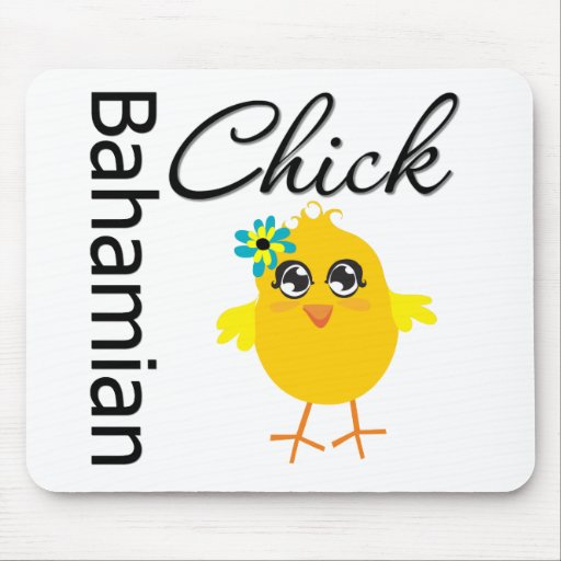 Bahamian Chick Mouse Pads