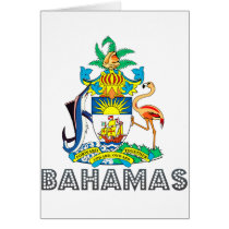Bahamian Emblem Greeting Cards