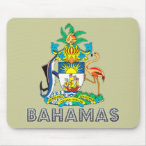 Bahamian Emblem Mouse Mat