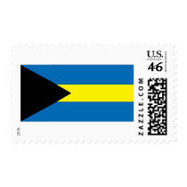 Bahamian Flag Postage Stamp