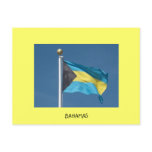 Bahamian Flag Postcard