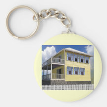 Bahamian House Key Chain