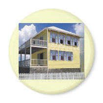 Bahamian House Magnets