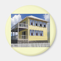 Bahamian House Magnets