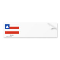 Bahia, Brazil Flag Bumper Sticker