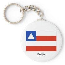 Bahia, Brazil Flag Keychain