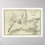 Bahia De Tampa Florida Map 1809 Poster