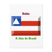 Bahia Flag Gem postcards by Vexillophile Bahia Flag Gem postcards