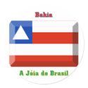 Bahia Flag Gem stickers by Vexillophile Bahia Flag Gem stickers