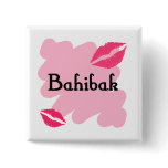 Bahibak - Lebanese I love you Pinback Buttons