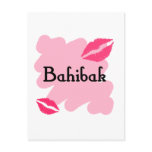 Bahibak - Lebanese I love you Post Card