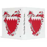 Bahrain Coat of Arms detail Vinyl Binder