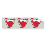 Bahrain Coat of Arms detail Bumper Sticker