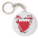 Bahrain Coat of Arms detail Key Chain
