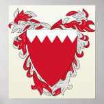 Bahrain Coat of Arms detail posters