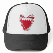 bahrain coat of arms mesh hat