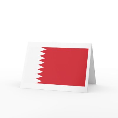 Bahrain Family Greeting Card by FlagTshirts